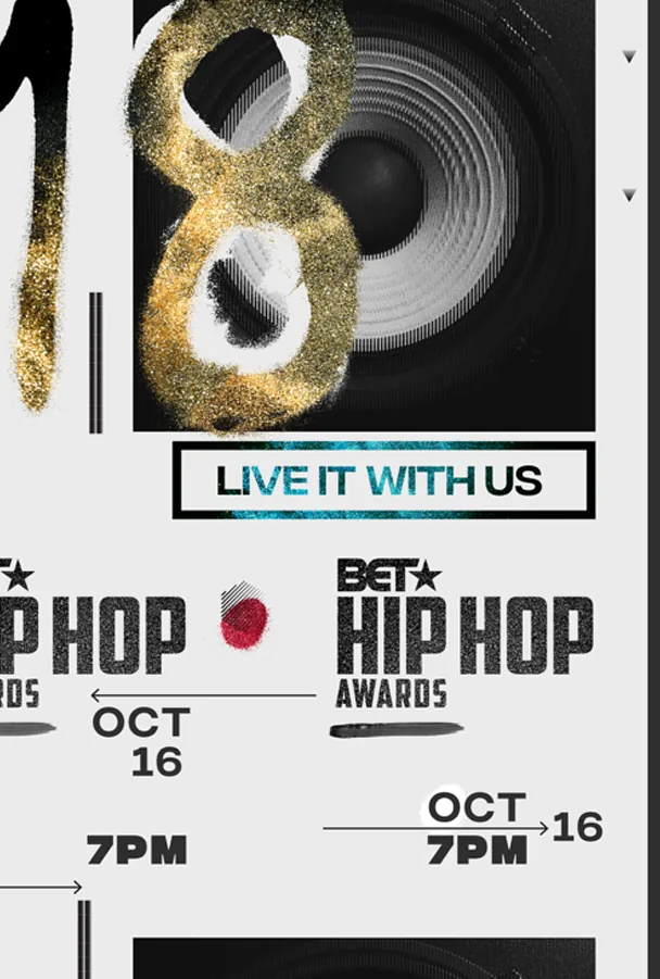 BET Hip Hop Awards 2018 event graphic