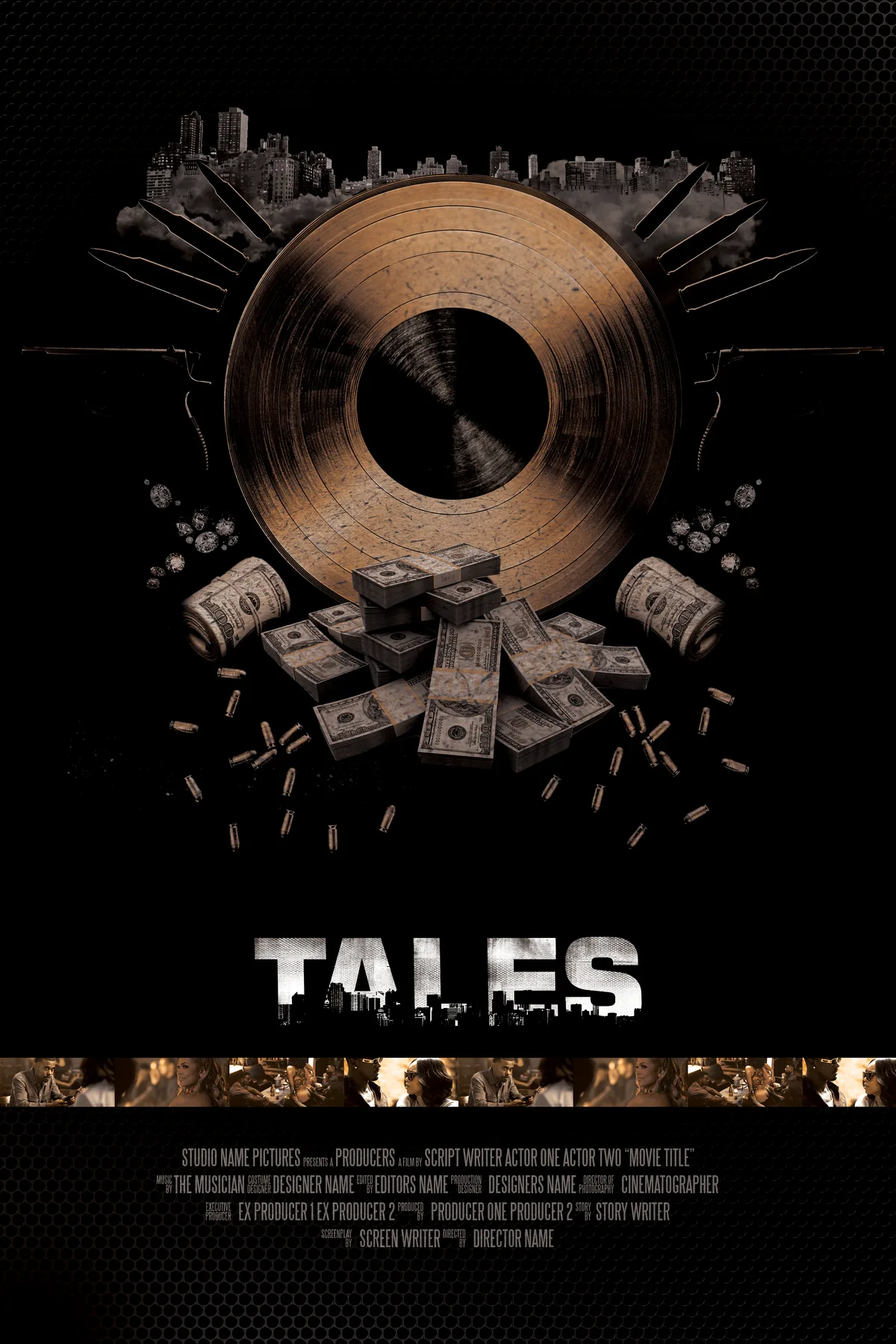 Black-and-gold alternate Tales poster