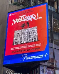 Mixtape Paramount Plus outdoor billboard