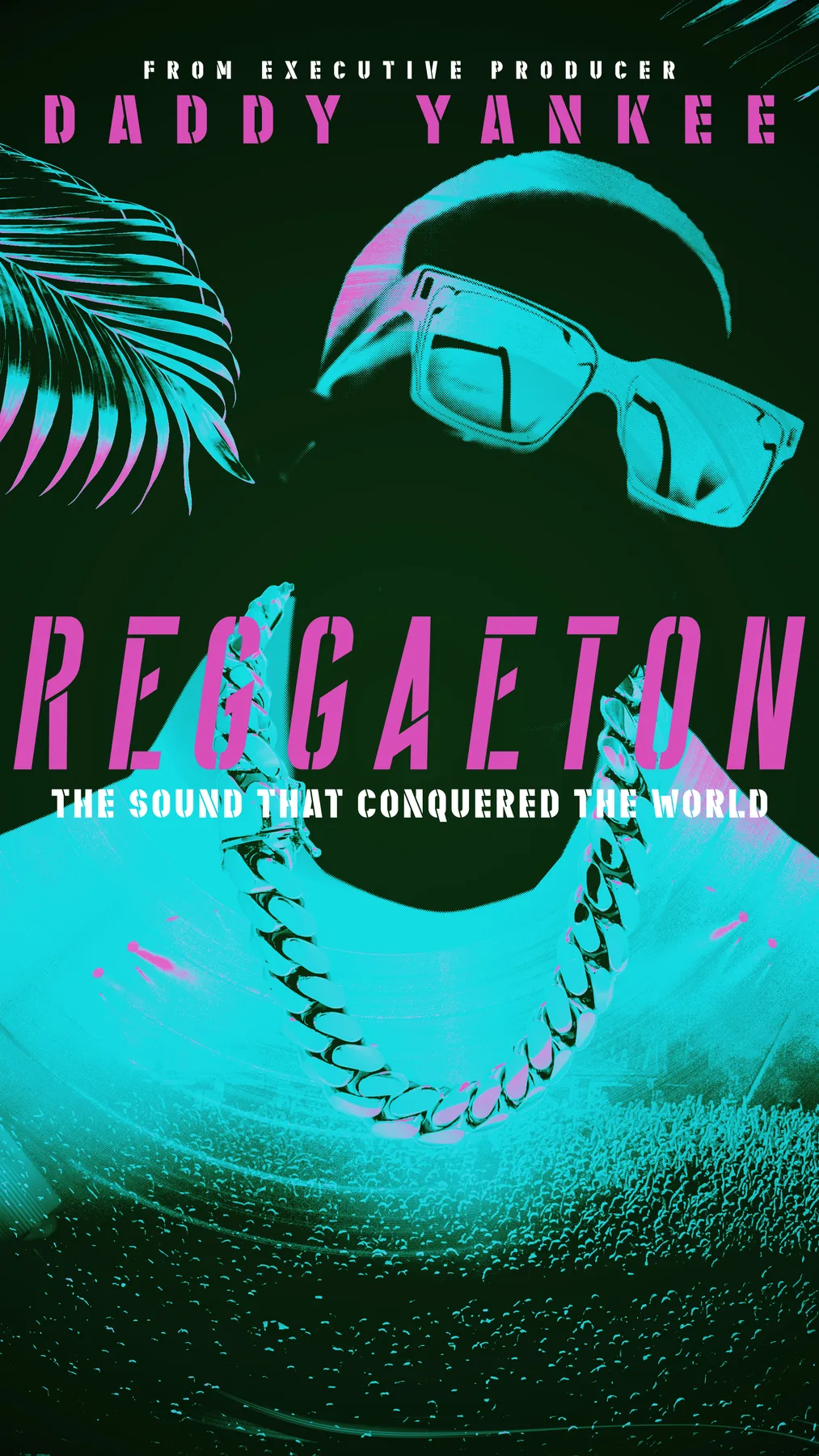 Vertical Reggaetón key art featuring Daddy Yankee