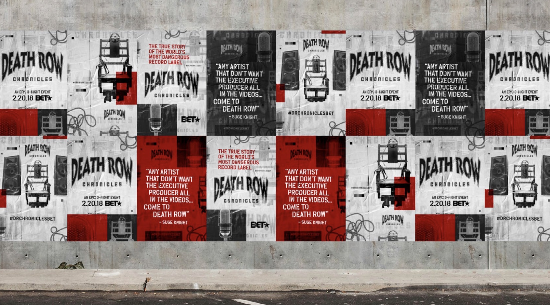 Death Row Chronicles outdoor poster campaign